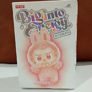Labubu Authentic Pop Mart Biginto Energy Plush Toy Unopened Blind Box